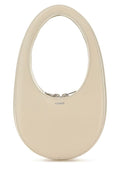 Coperni Woman Ivory Leather Mini Swipe Handbag