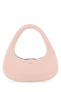 Coperni Woman Light Pink Leather Baguette Swipe Handbag