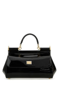 Dolce & Gabbana Woman Black Leather Medium Sicily Handbag