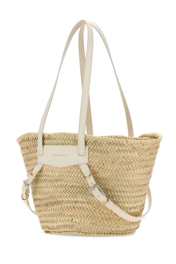 Givenchy Woman Straw Medium Voyou Basket Shopping Bag