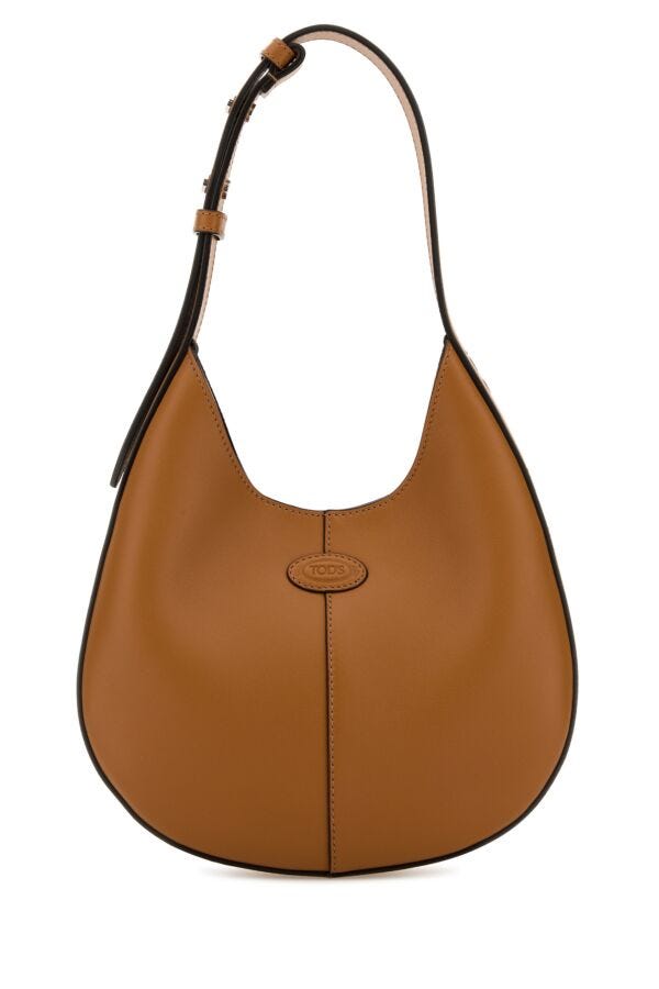 Tod's Woman Caramel Leather Mini Di Bag Shoulder Bag