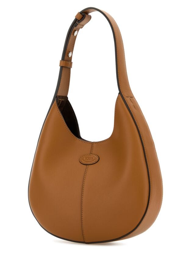 Tod's Woman Caramel Leather Mini Di Bag Shoulder Bag