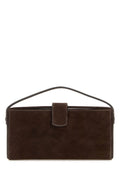 Magda Butrym Woman Brown Suede Apolonia Handbag