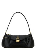 Chloe Woman Black Leather The 99 Shoulder Bag