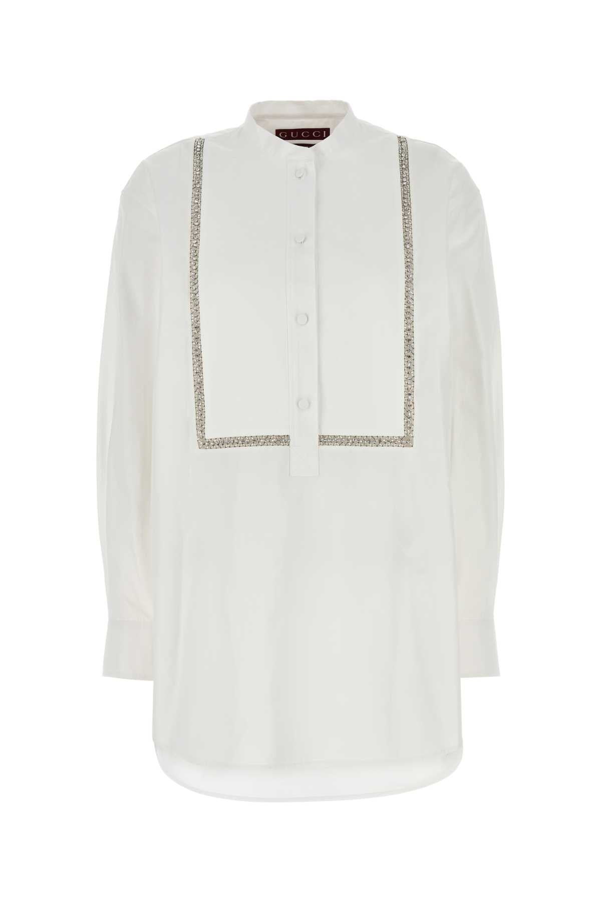 GUCCI Elegantly Tailored Poplin Shirt for Women