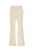 GUCCI Ivory Silk Blend Pants for Women