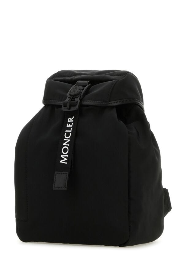 Moncler Woman Black Polyester Trick Backpack