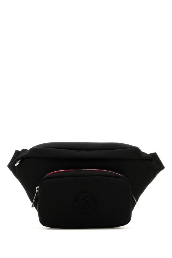 Moncler Man Black Nylon Blend Durance Belt Bag