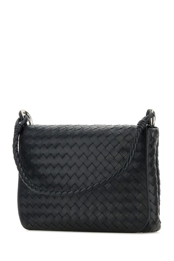 Bottega Veneta Man Graphite Leather Shoulder Bag