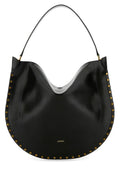 Isabel Marant Woman Black Leather Oskan Hobo Soft Shopping Bag