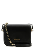 Isabel Marant Woman Black Leather Small Lizza Crossbody Bag