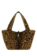 Saint Laurent Woman Printed Calf Hair Bea Shopping Bag