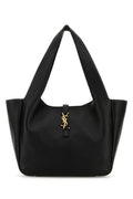Saint Laurent Woman Black Leather Le 5 ÃƒÆ’Ã†â€™Ãƒâ€šÃ‚Â  7 Bea Shopping Bag