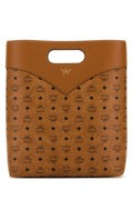 Mcm Man Printed Canvas Shopping Bag