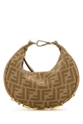 Fendi Woman Embroidered Jacquard Mini Fendigraphy Handbag