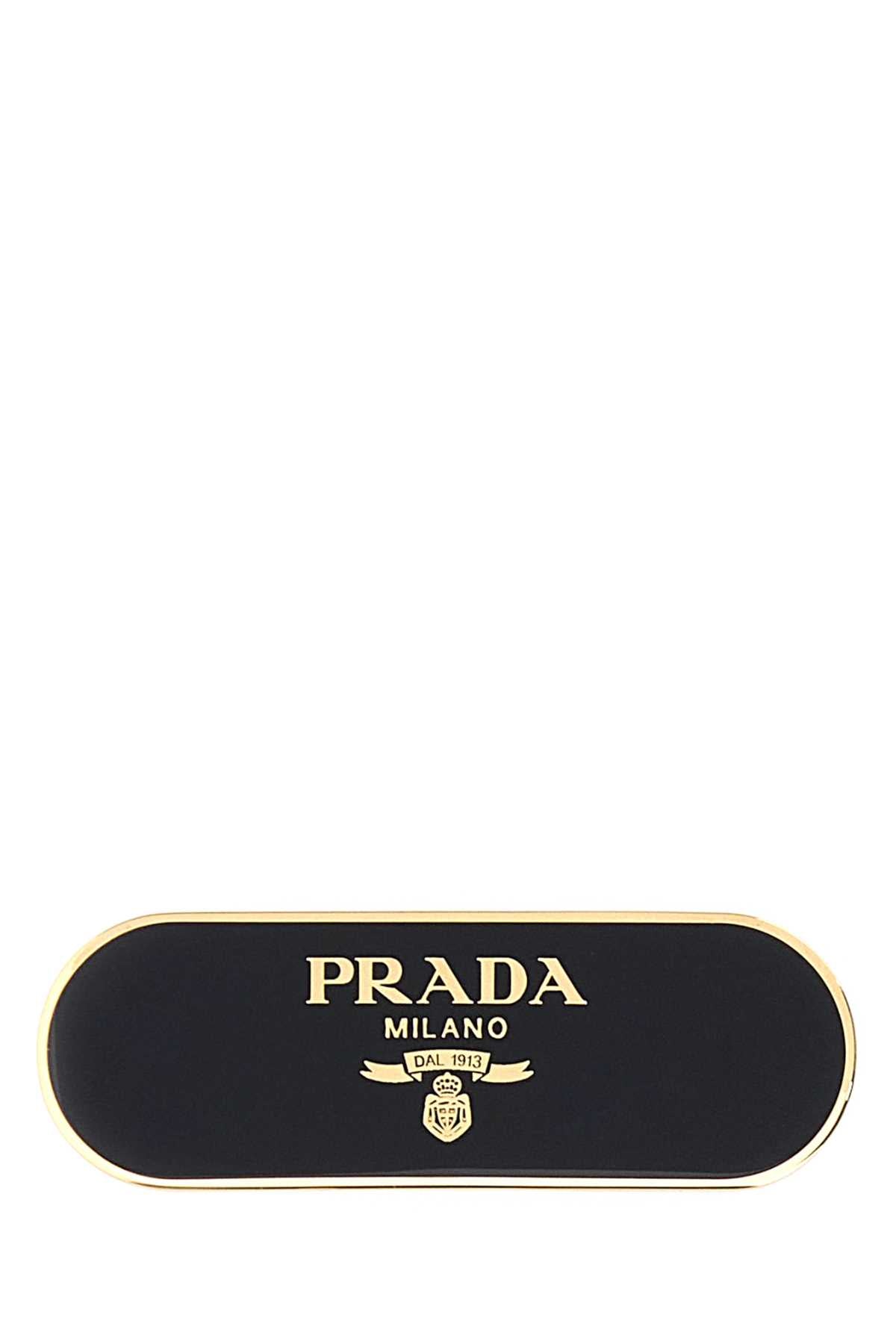 PRADA Mini Metal Hair Clip - 7 cm Width