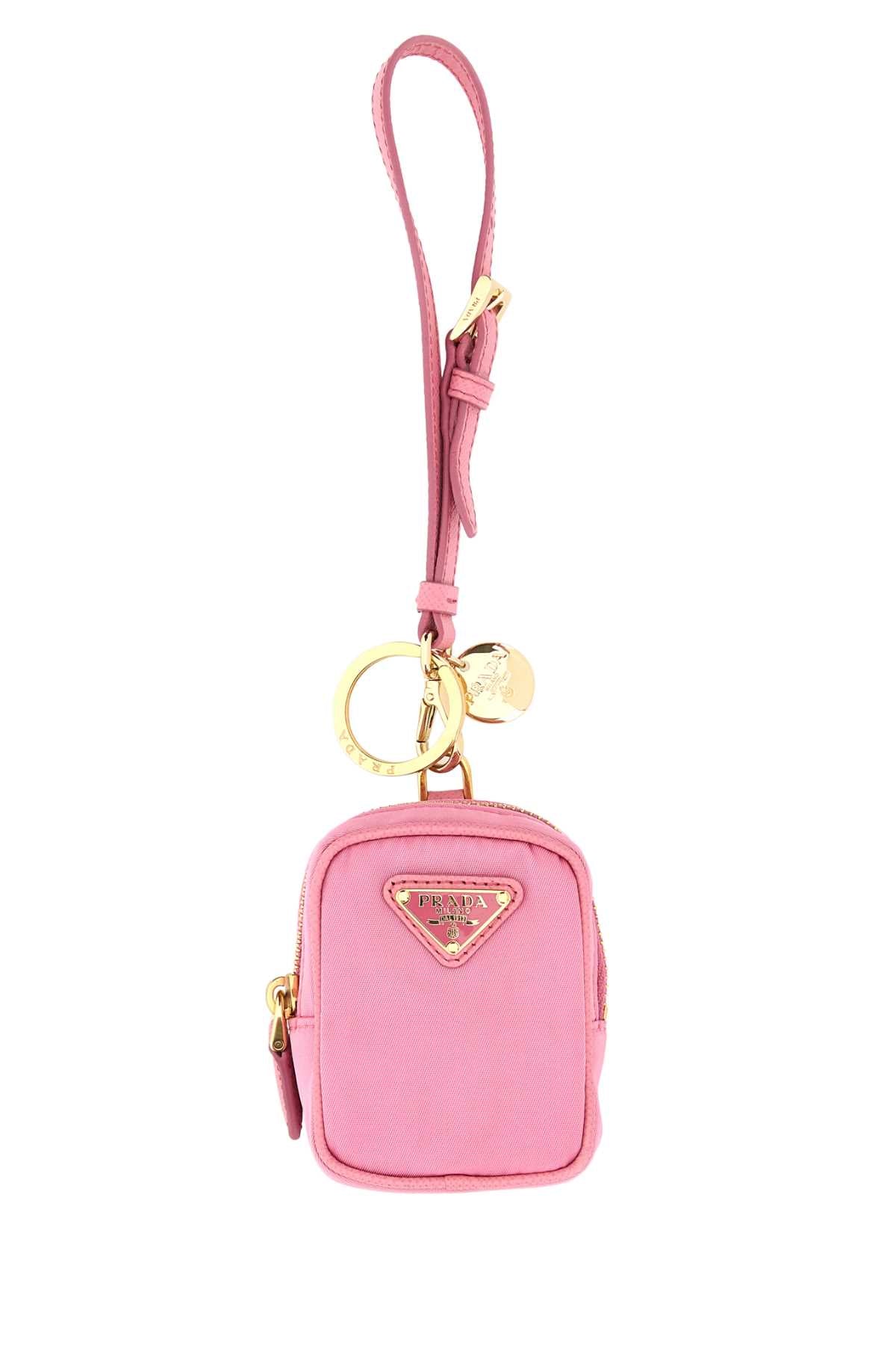PRADA Mini Re-Nylon Key Ring