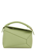 Loewe Woman Pastel Green Leather Mini Puzzle Handbag