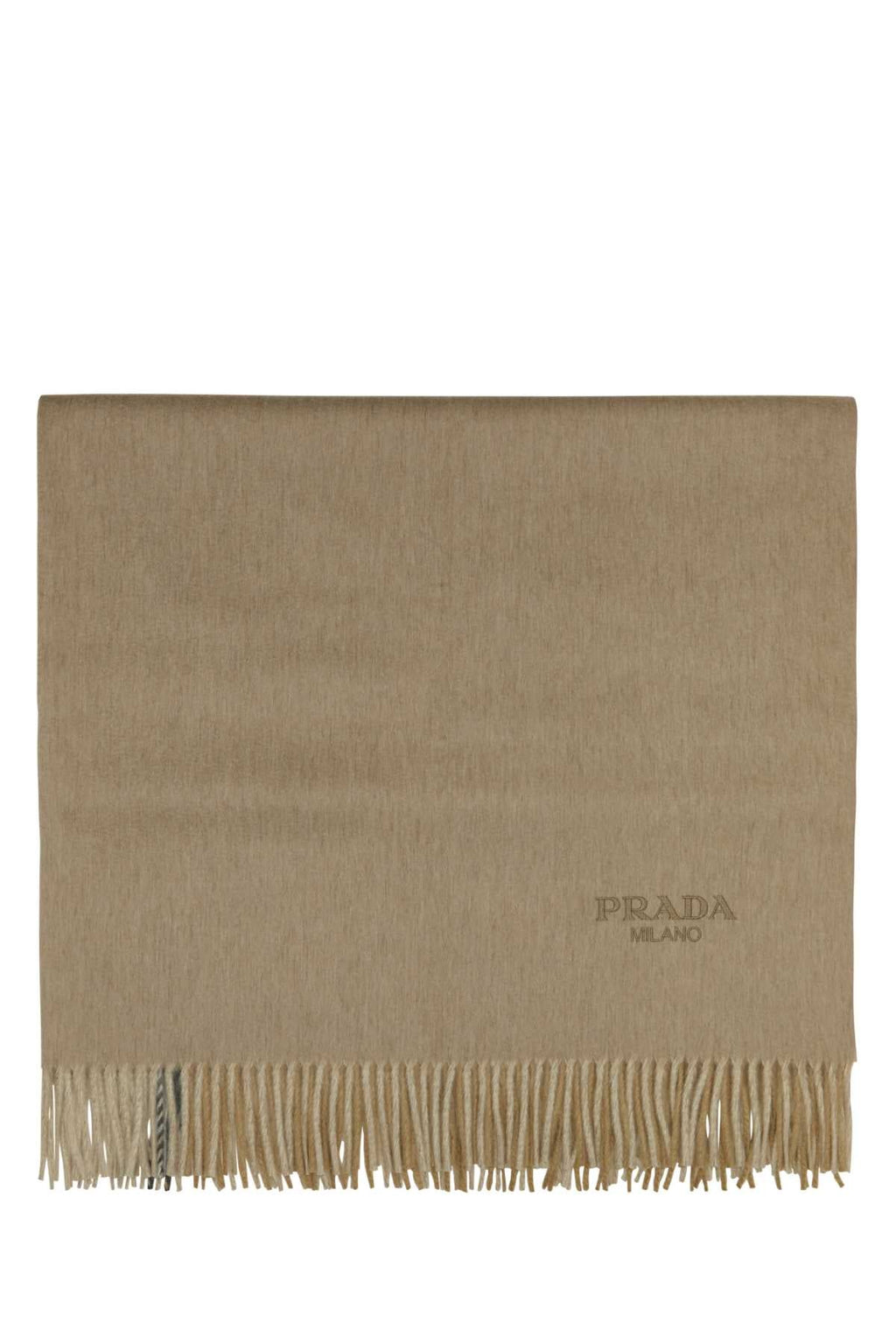 PRADA Two-tone Cashmere Blend Blanket - 145x185 cm