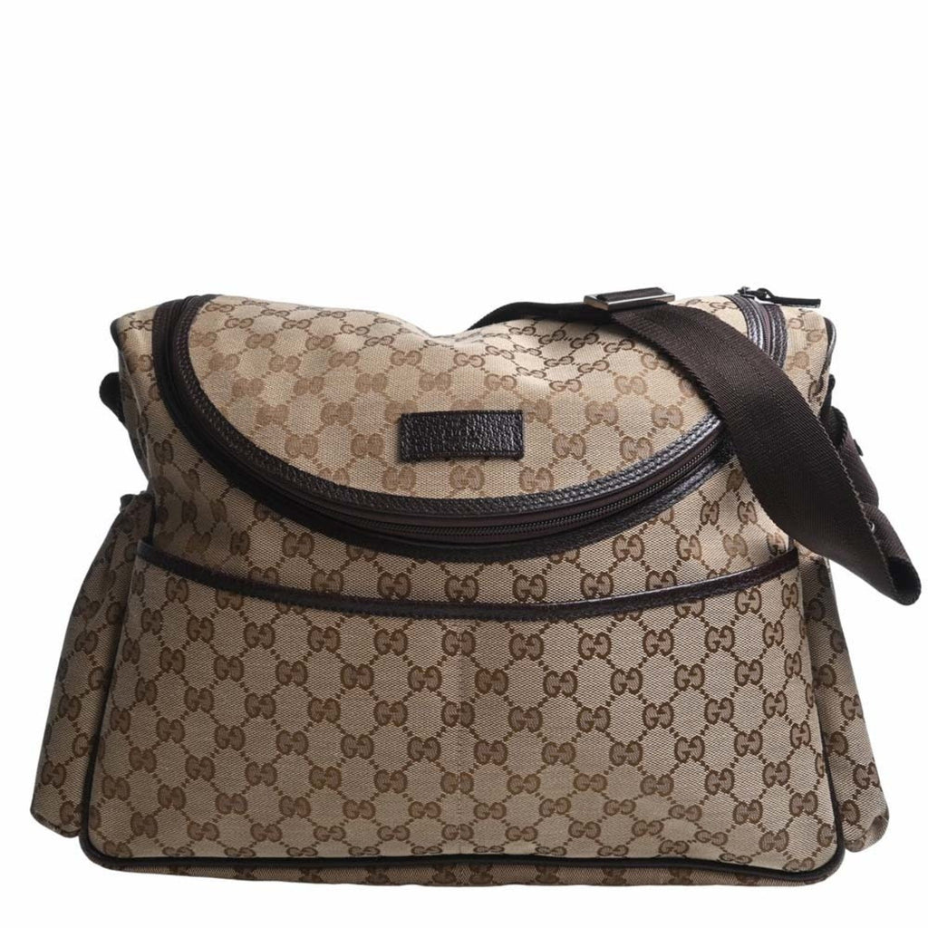 GUCCI GG Canvas Mother's Bag Shoulder