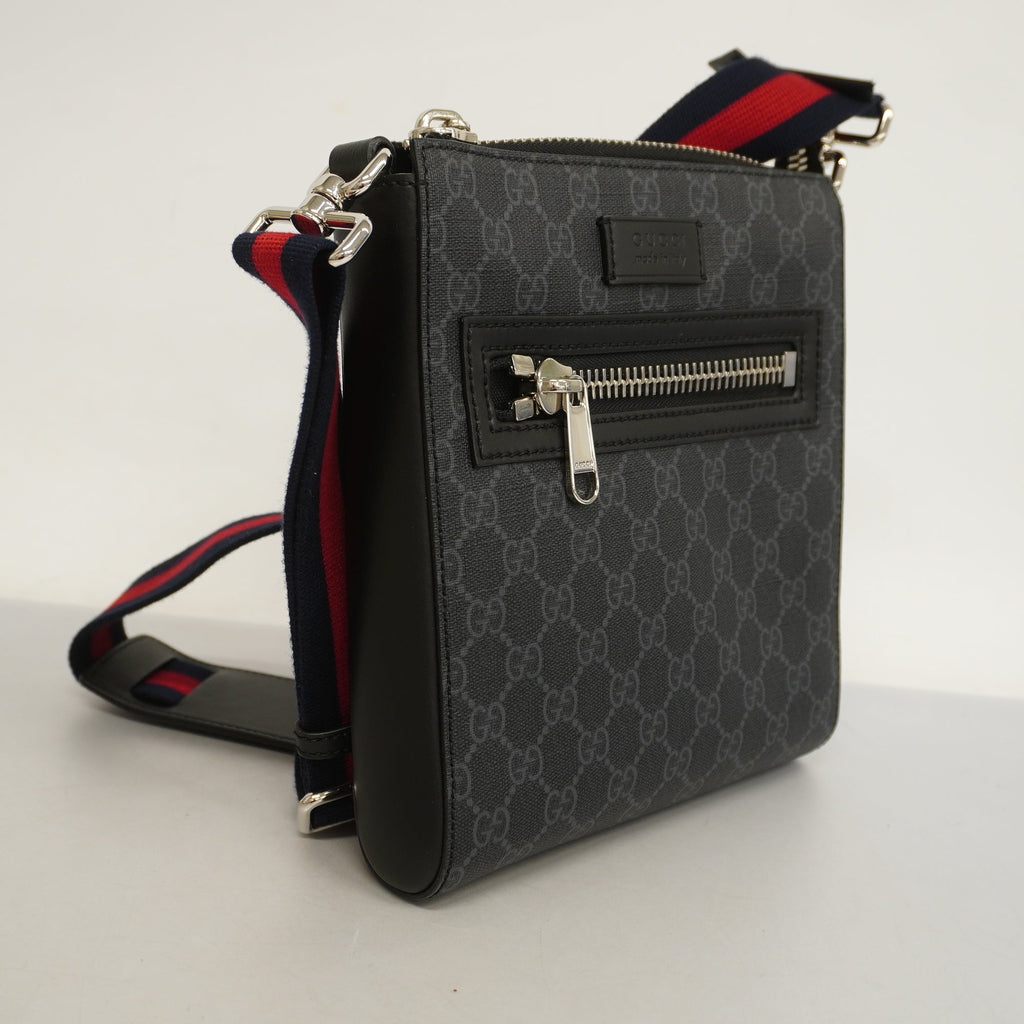 GUCCI  Shoulder Bag 523599 Men's GG Supreme Black