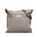 FENDI Selleria shoulder bag 8BT109 gray leather ladies