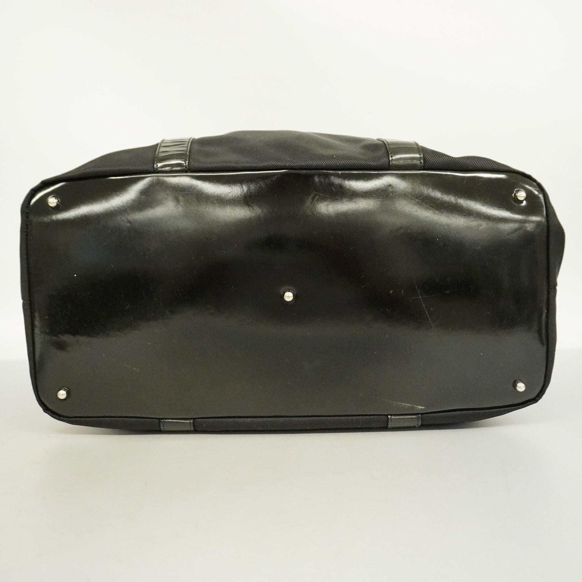 Gucci  Bamboo Boston Bag 002 3754 0412 Men,Women,Unisex Nylon Canvas Black