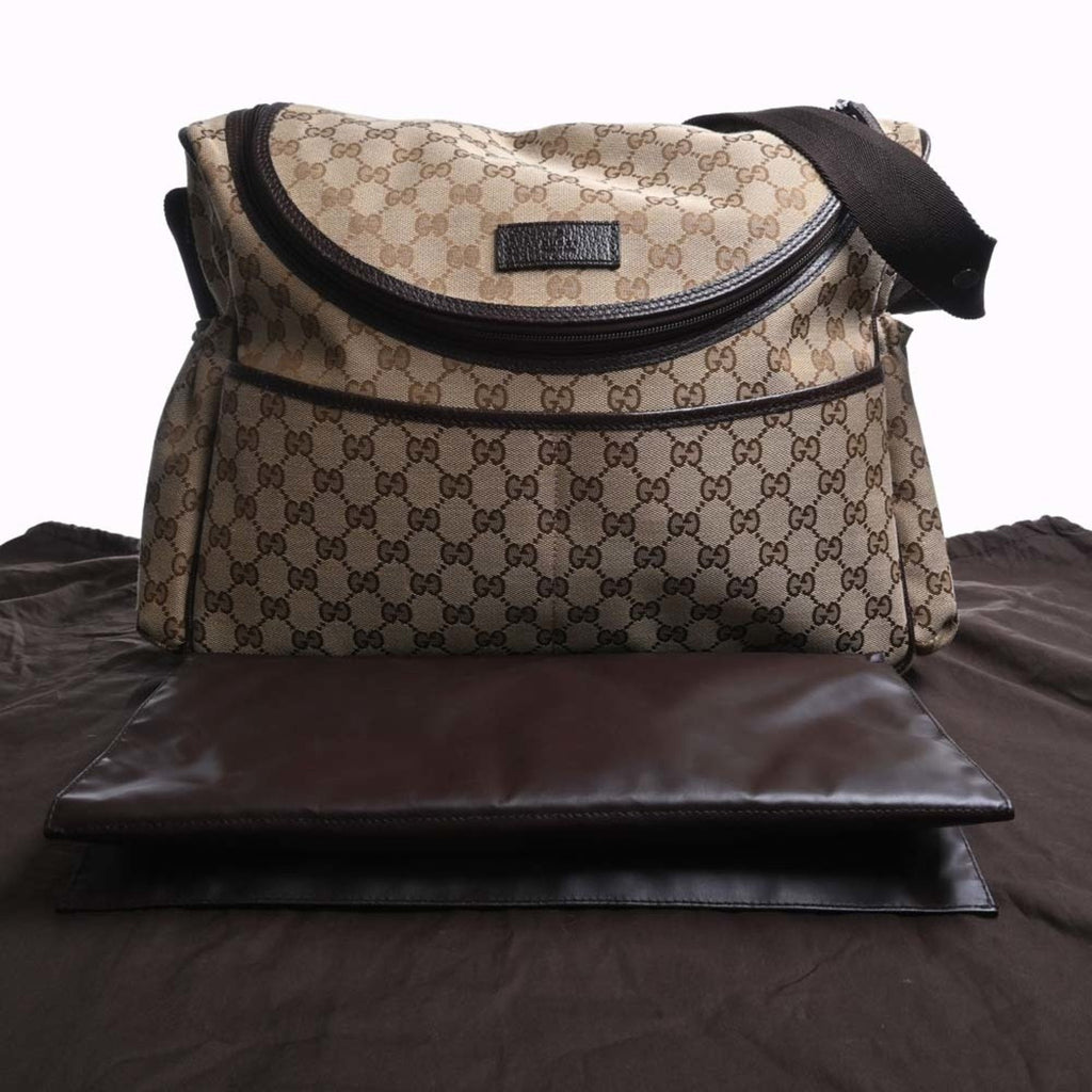 GUCCI GG Canvas Mother's Bag Shoulder
