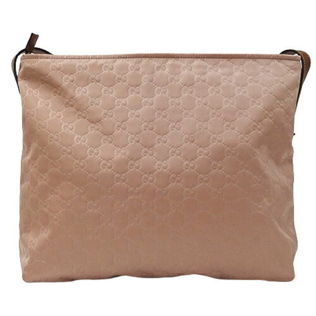 GUCCI bag ladies shoulder GG nylon pink 308840