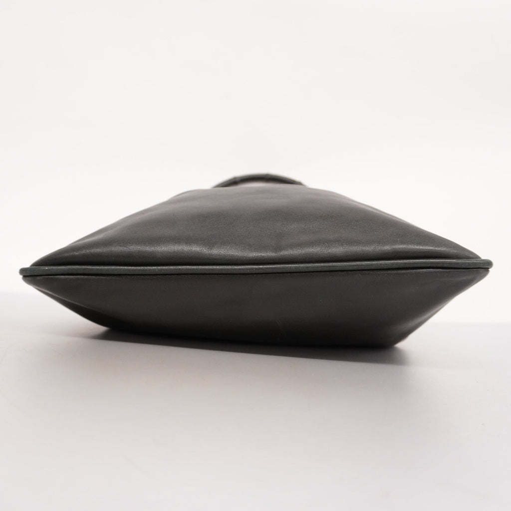 GUCCI  Bamboo Shoulder Bag 001 4006 Women's Leather Shoulder Bag Black