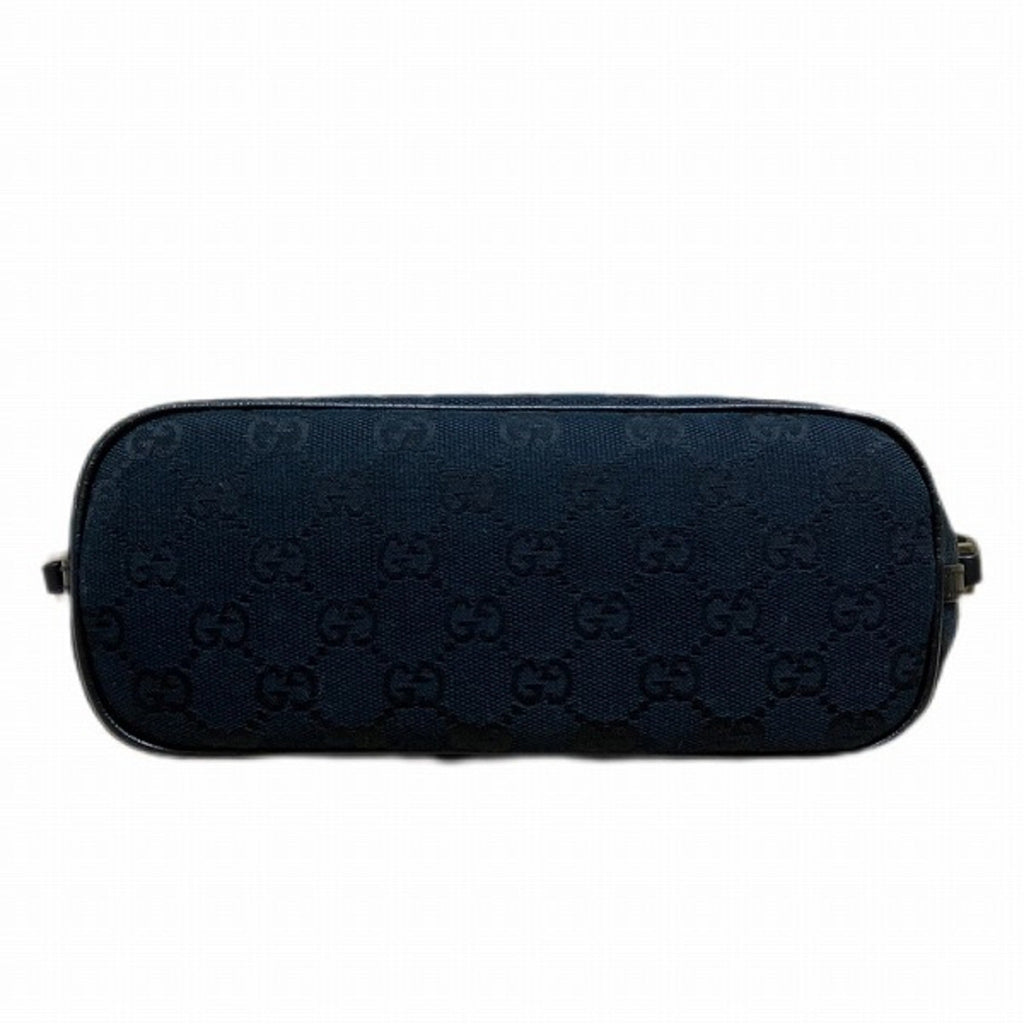 GUCCI GG canvas pattern hand pouch   black bag handbag ladies