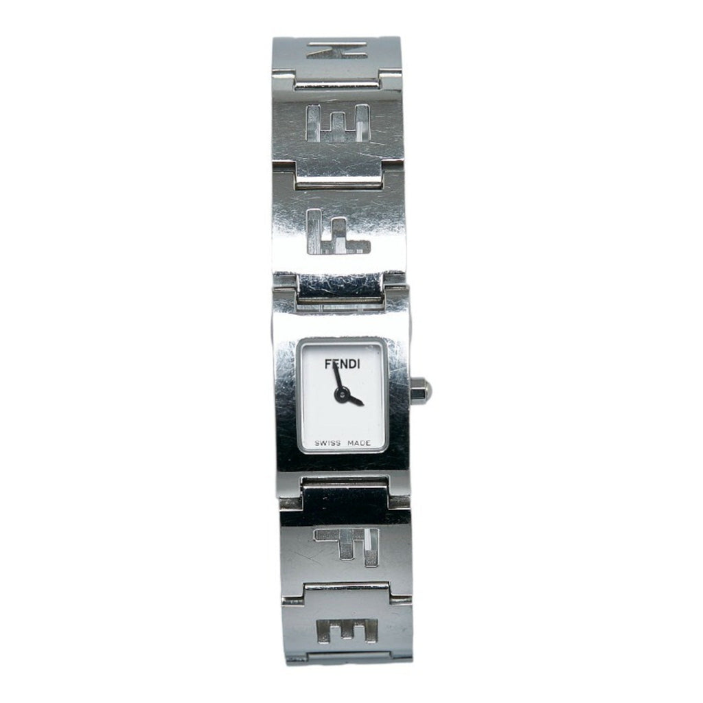 FENDI Stella Watch 3150L Quartz White Dial Stainless Steel Ladies