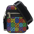 GUCCI bag ladies men's psychedelic shoulder black multicolor 598103