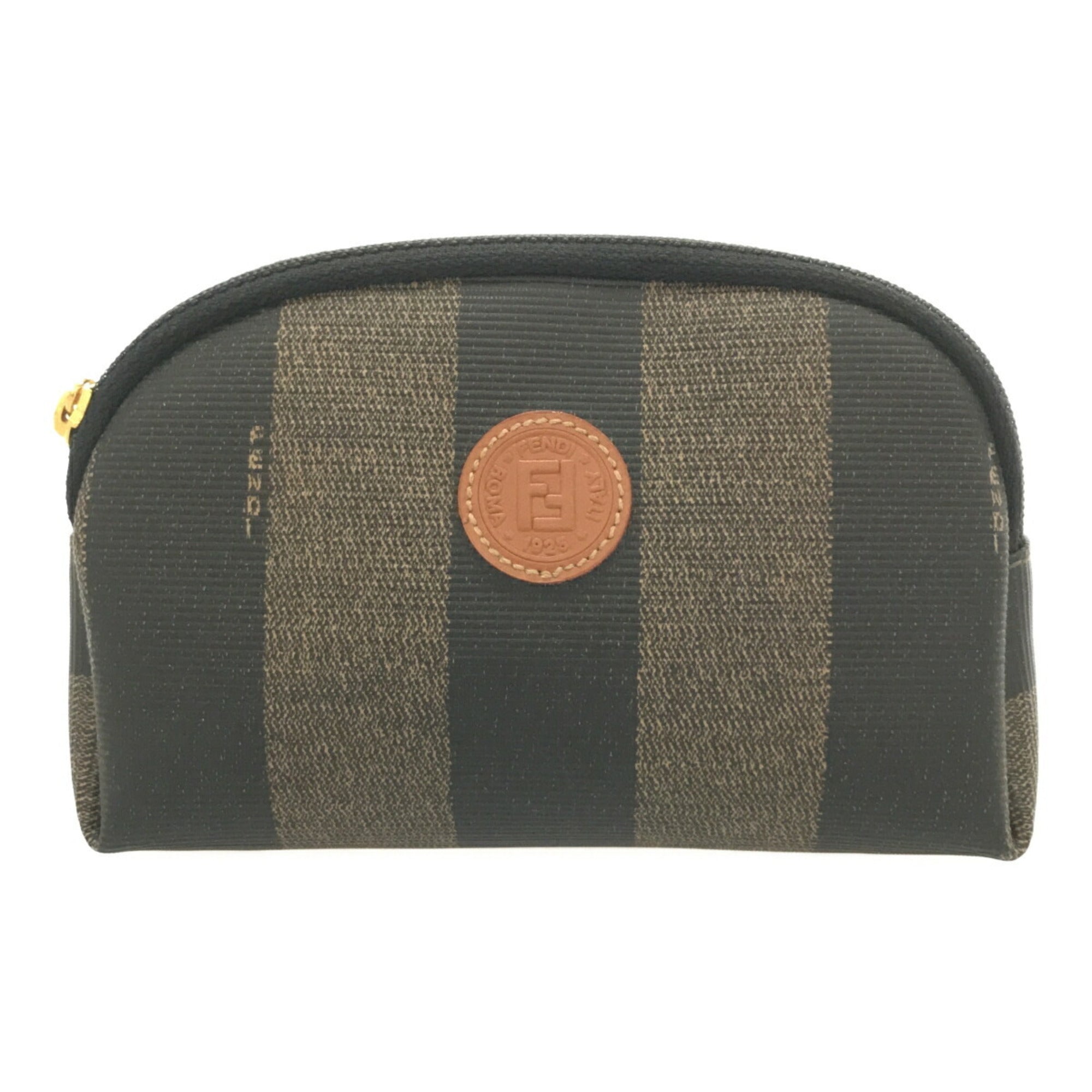 FENDI Pouch Pecan Pattern Brown Series Brand Purse Accessories Clothing Ladies
