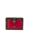 Monogram Canvas Wallet with Multiple Compartments