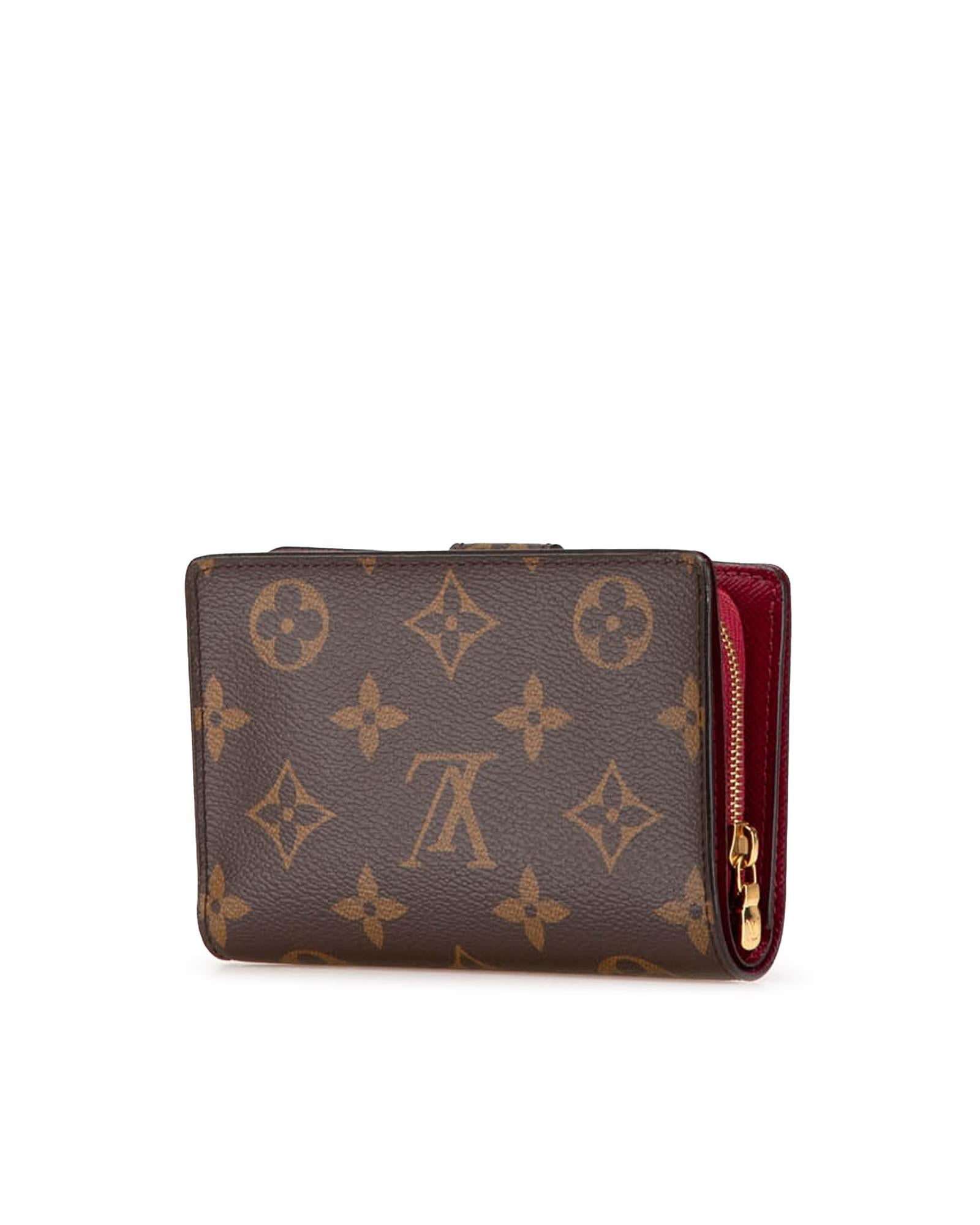Monogram Canvas Wallet with Multiple Compartments