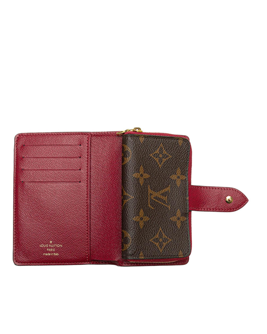 Monogram Canvas Wallet with Multiple Compartments