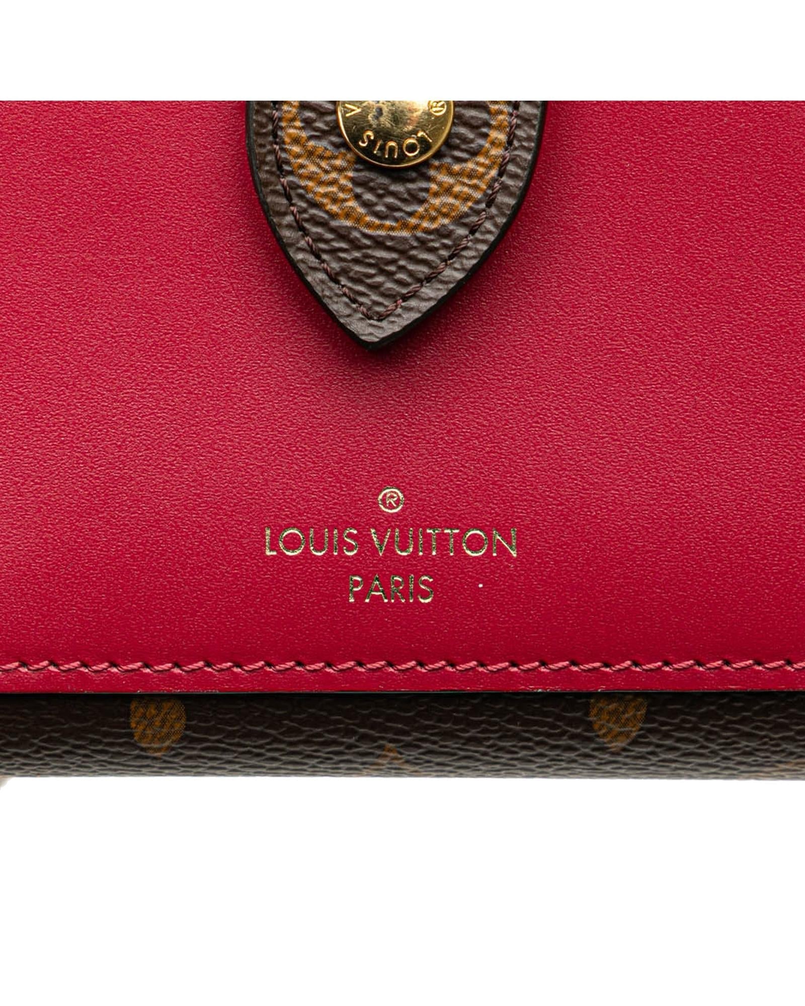 Monogram Canvas Wallet with Multiple Compartments