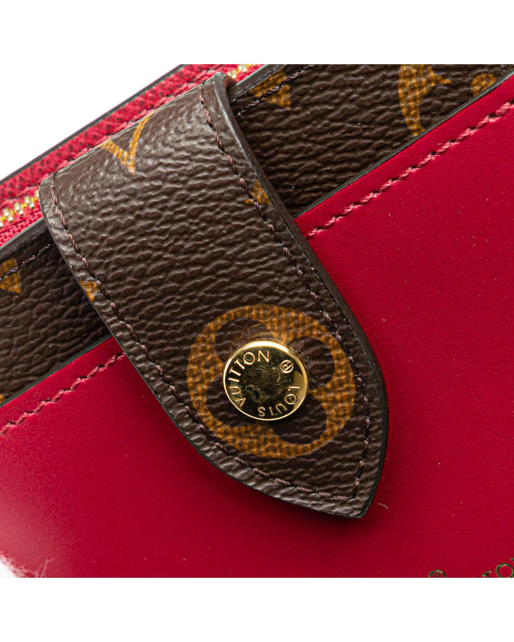 Monogram Canvas Wallet with Multiple Compartments