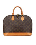 Monogram Canvas Alma PM with Vachetta Leather Handles