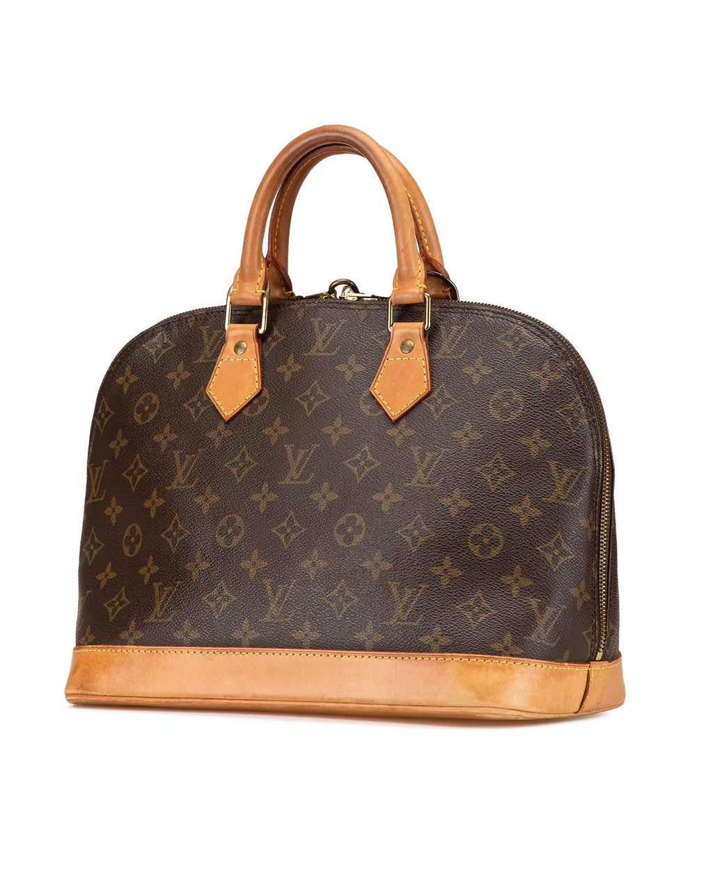 Monogram Canvas Alma PM with Vachetta Leather Handles
