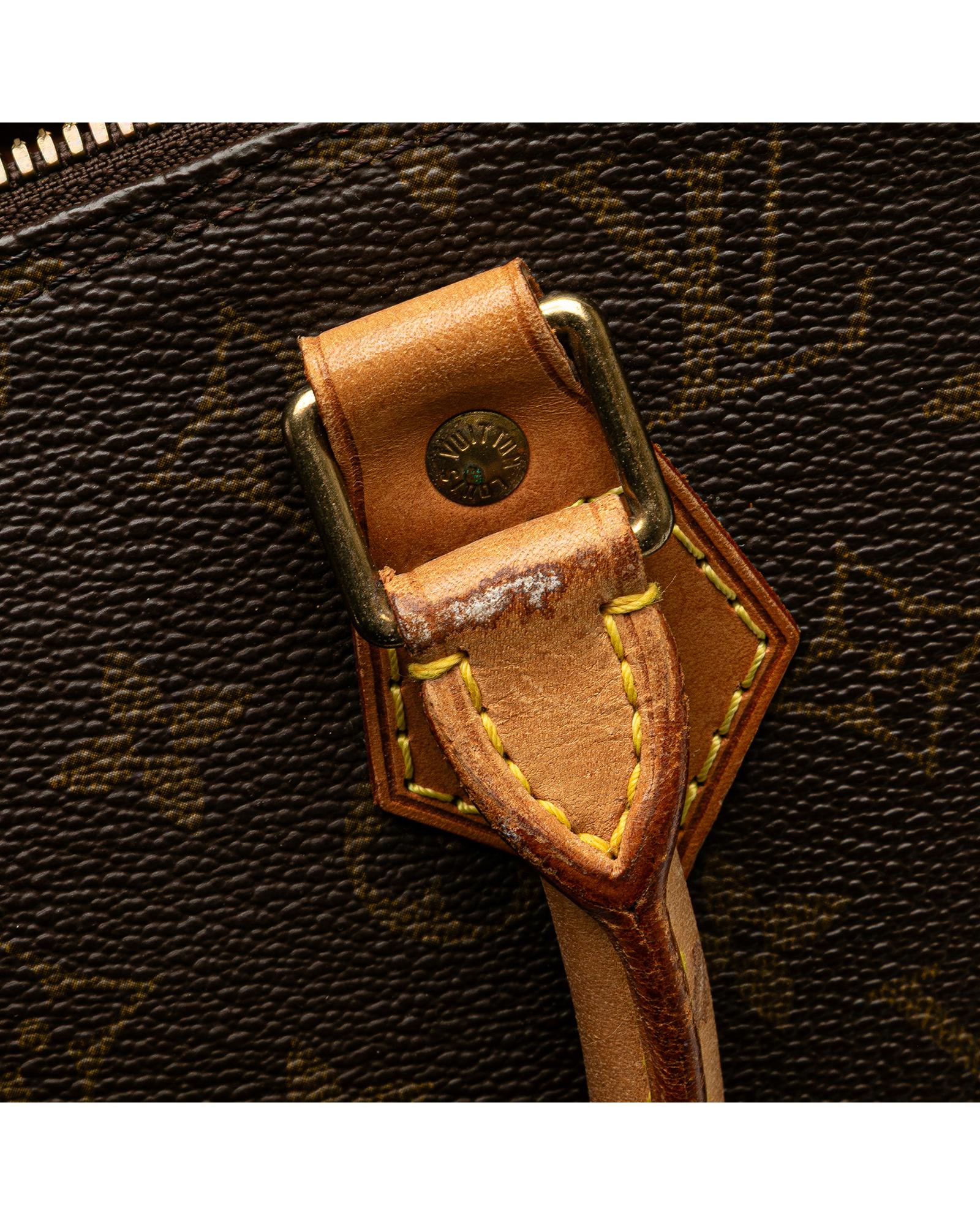 Monogram Canvas Alma PM with Vachetta Leather Handles