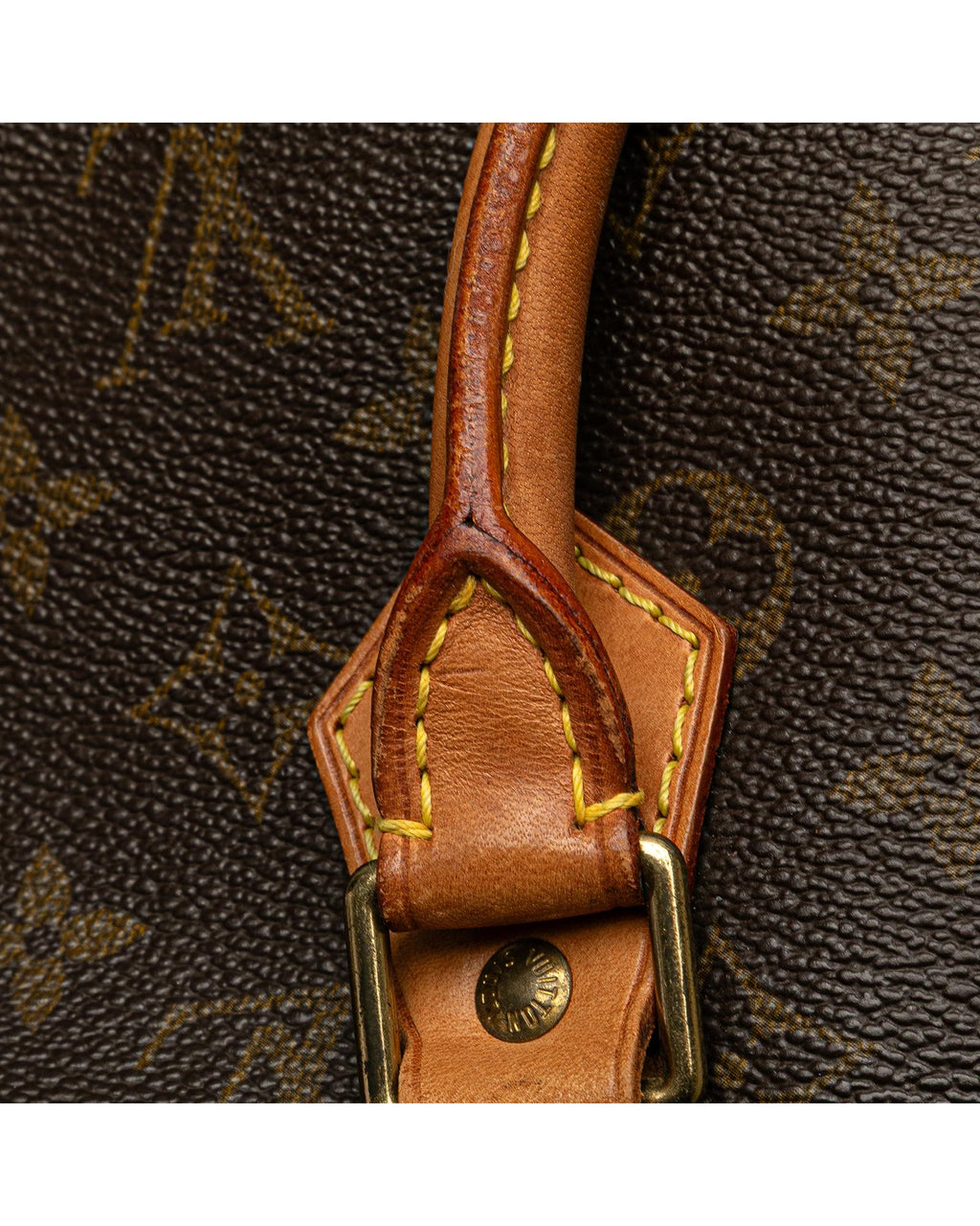 Monogram Canvas Alma PM with Vachetta Leather Handles