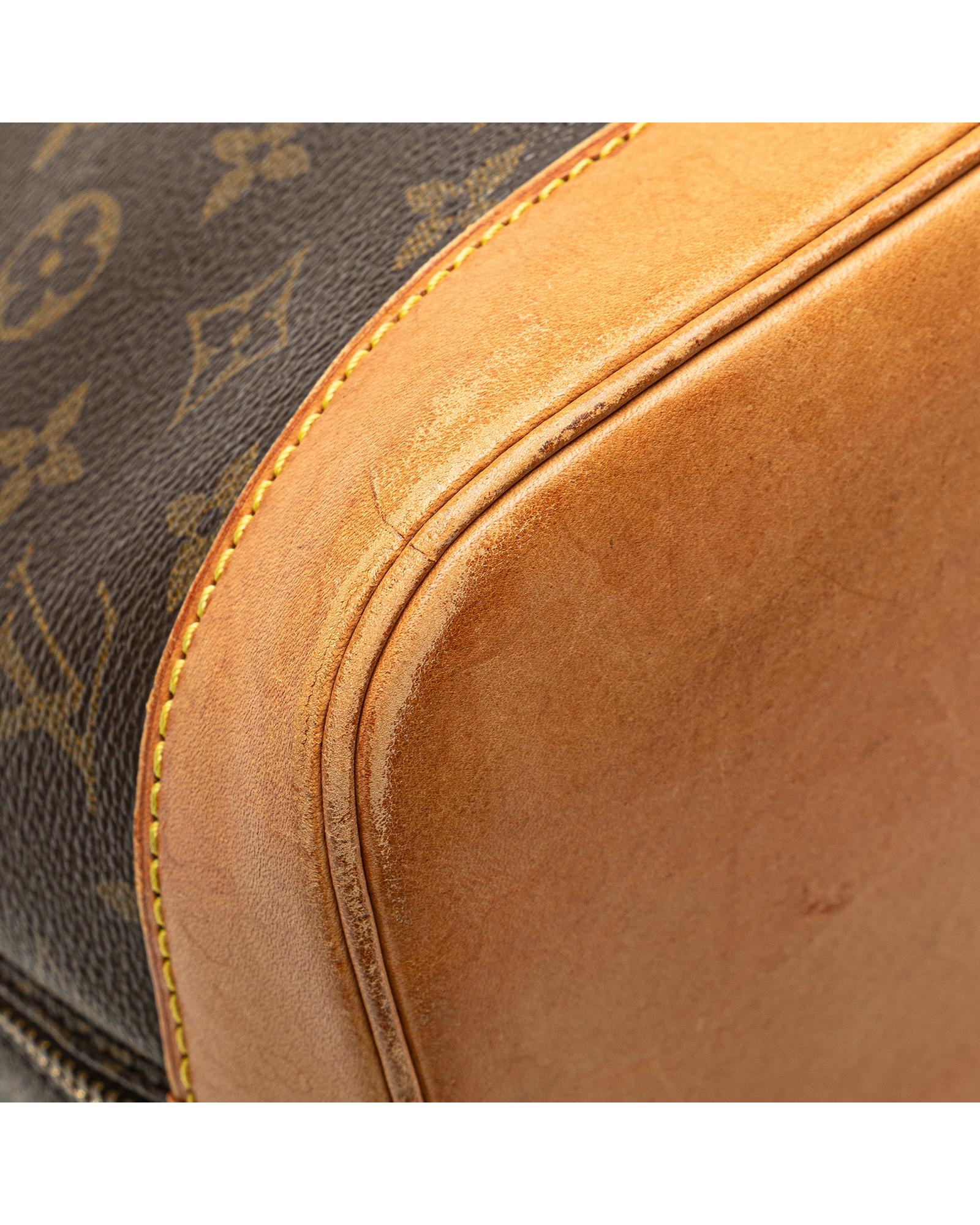 Monogram Canvas Alma PM with Vachetta Leather Handles