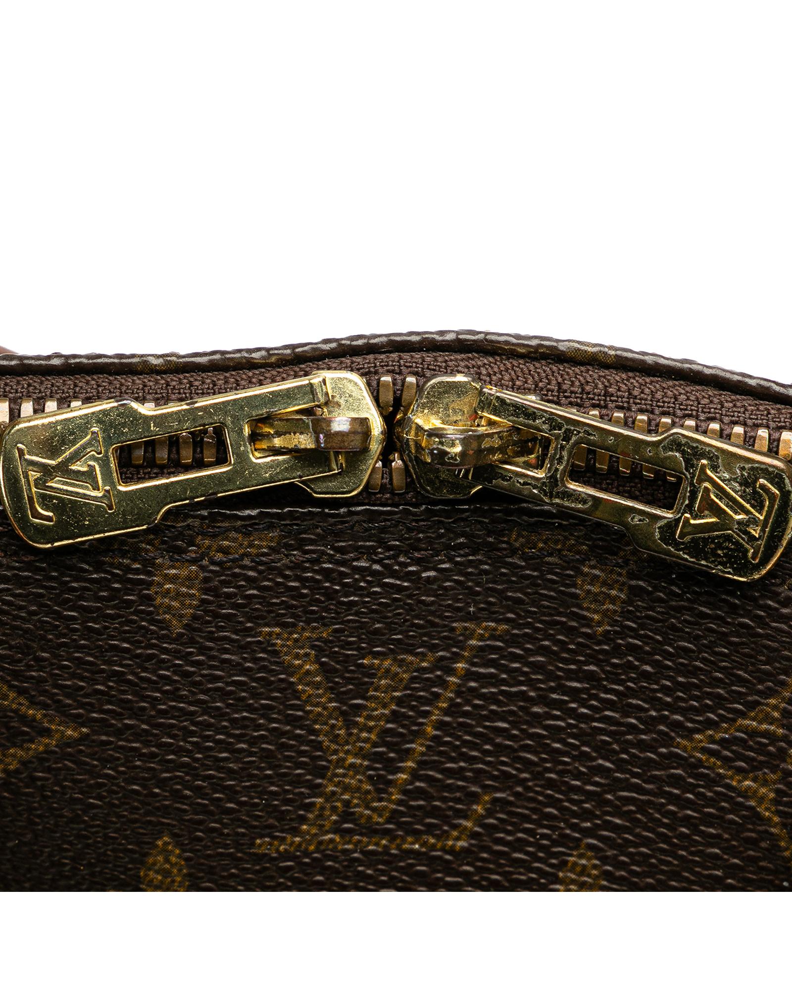 Monogram Canvas Alma PM with Vachetta Leather Handles