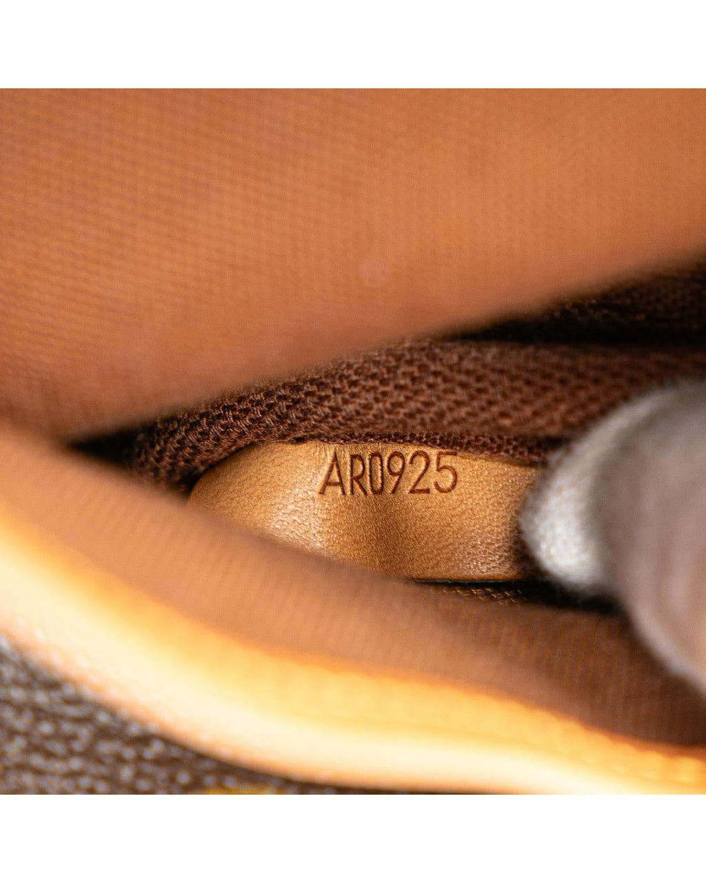 Monogram Canvas Shoulder Bag with Leather Trim
