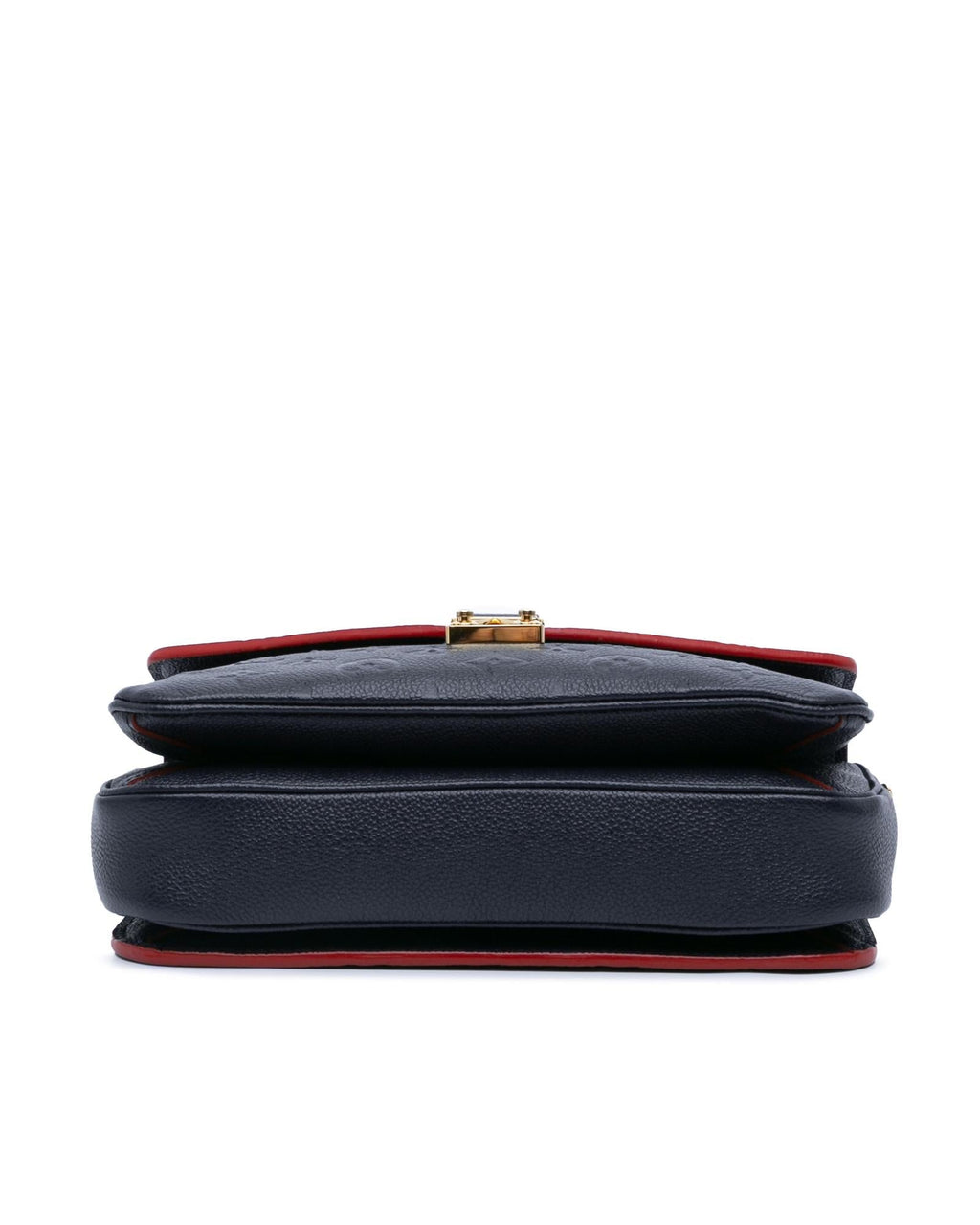 Monogram Empreinte Leather Pochette Metis with S-Lock Closure and Detachable Strap