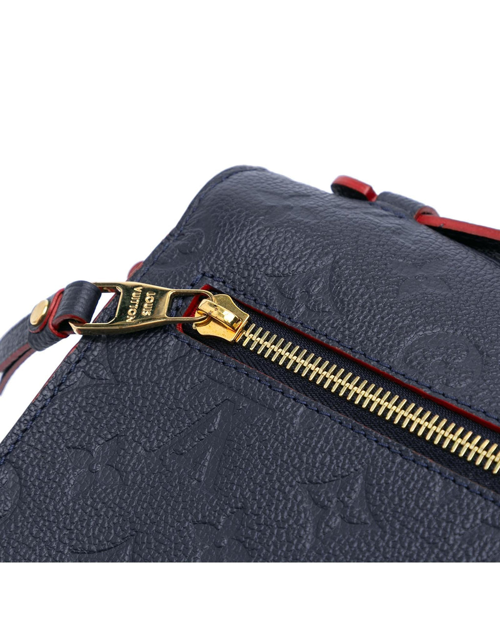 Monogram Empreinte Leather Pochette Metis with S-Lock Closure and Detachable Strap