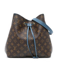 Monogram Canvas Neonoe MM with Detachable Leather Strap and Interior Zip Pocket