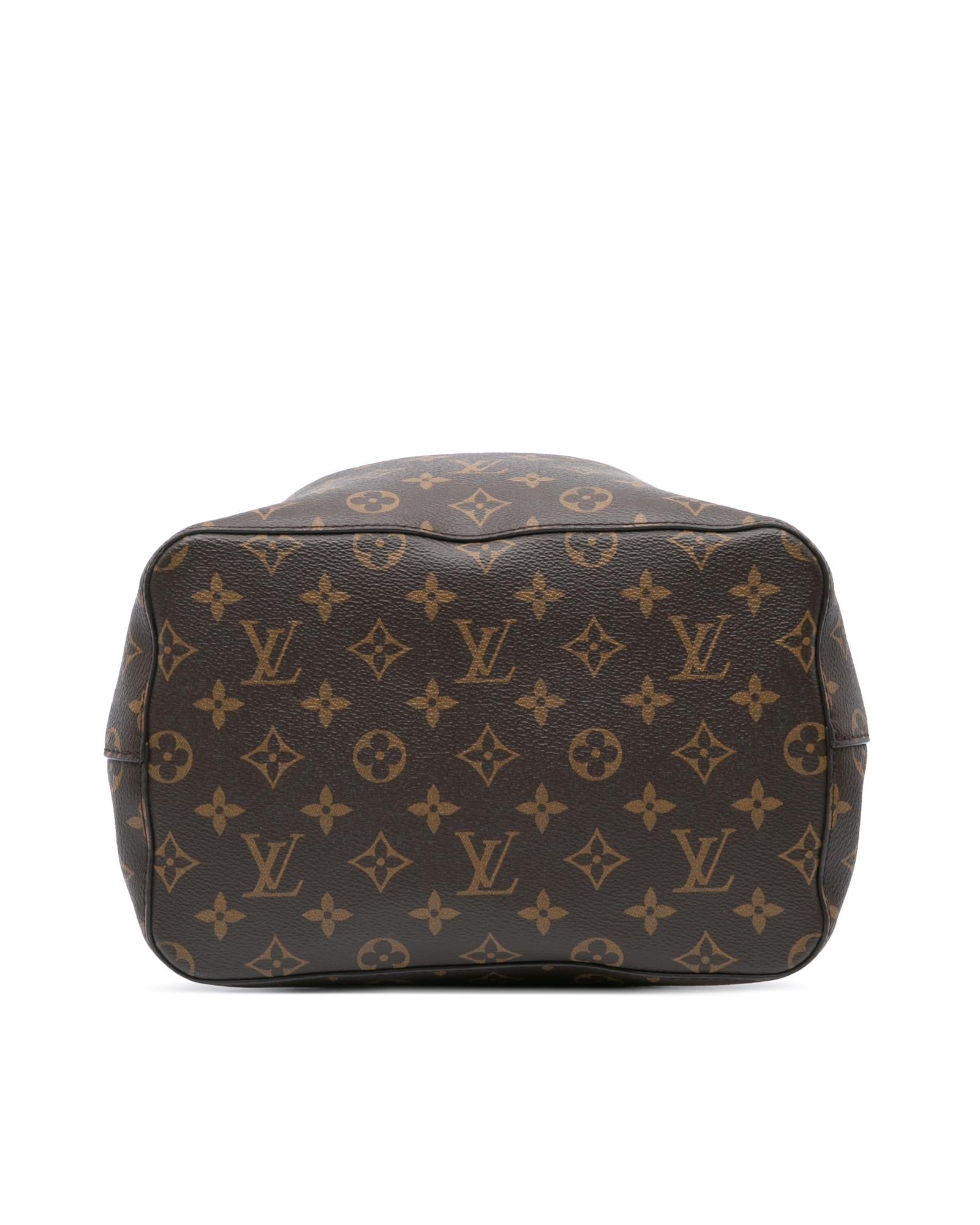 Monogram Canvas Neonoe MM with Detachable Leather Strap and Interior Zip Pocket